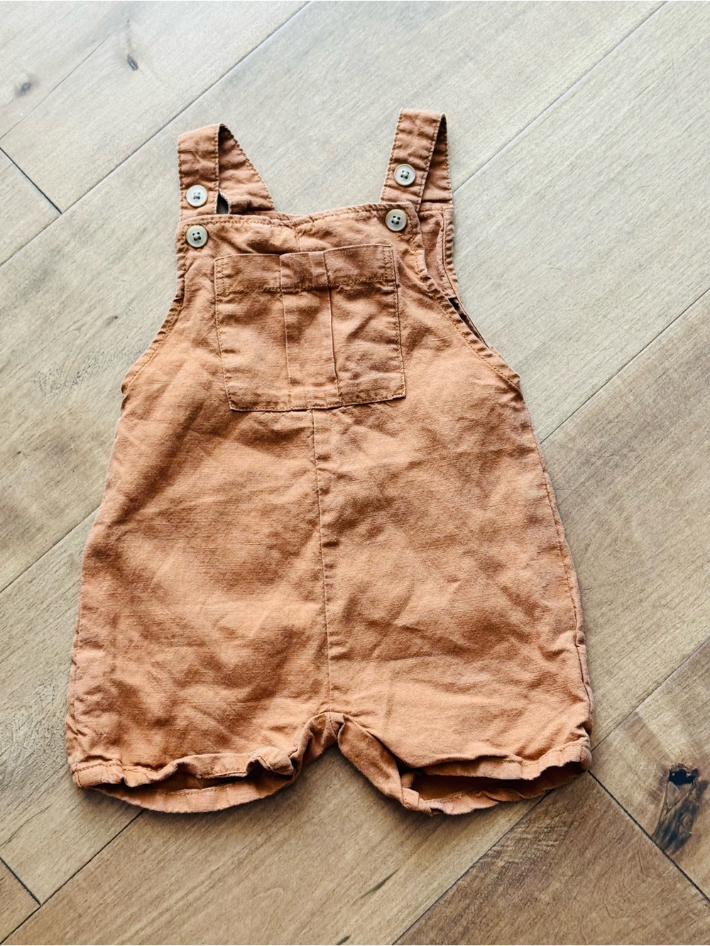 Zara Cotton Short Overalls